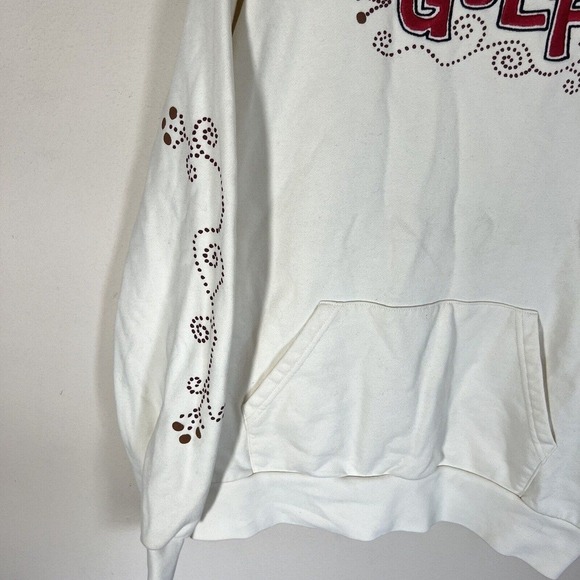 GOLF WANG Rigmarole Hoodie Cream White Red Embroidered Men’s Size Medium - Picture 6 of 11